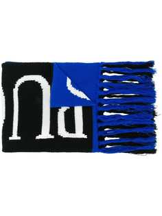 Emilio Pucci шарф с логотипом и бахромой