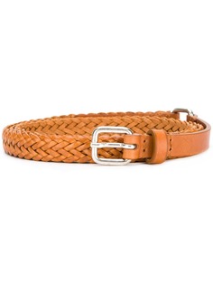 Jean Paul Knott thin intrecciato buckle belt