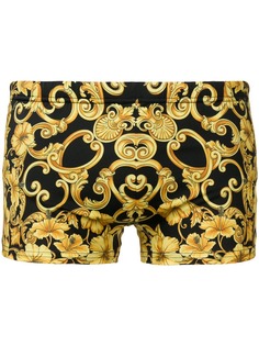 Versace плавательные шорты с принтом в стиле барокко