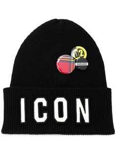 Dsquared2 шапка Icon с нашивкой