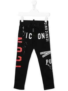 Dsquared2 Kids джинсы с нашивкой Icon