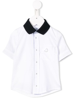 Lapin House футболка с короткими рукавами и контрастным воротником