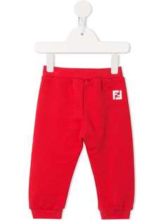 Fendi Kids трикотажные спортивные брюки