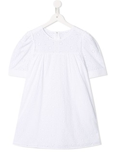 Chloé Kids туника с вышивкой ришелье