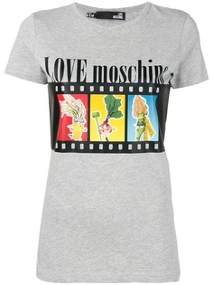 Love Moschino футболка с принтом