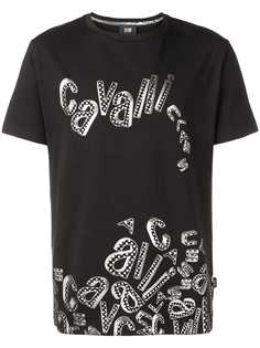 Cavalli Class футболка с принтом