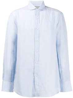 Brunello Cucinelli однотонная рубашка на пуговицах