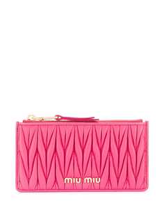 Miu Miu стеганый кошелек