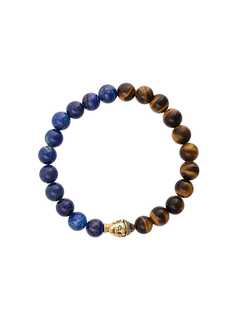 Nialaya Jewelry эластичный браслет с камнями