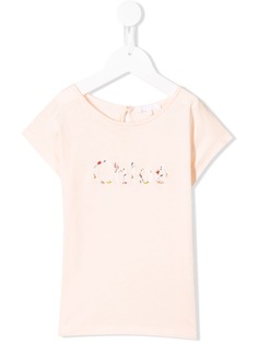 Chloé Kids футболка с логотипом