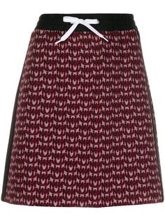 Miu Miu трикотажная юбка с монограммой