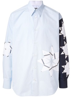 Calvin Klein 205W39nyc футболка с контрастными рукавами