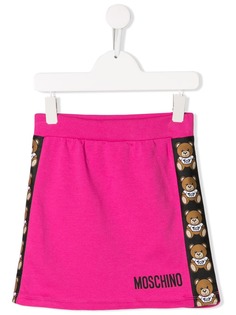 Moschino Kids юбка с полосками по бокам