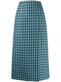 Balenciaga юбка с высоким разрезом