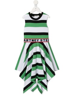 Stella McCartney Kids платье с асимметричным подолом