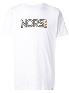 Norse Projects футболка с контрастным логотипом