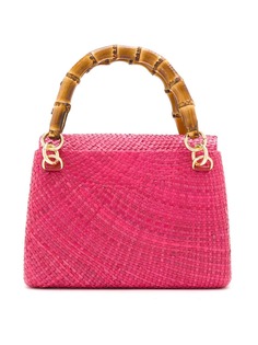 Serpui raffia tote bag