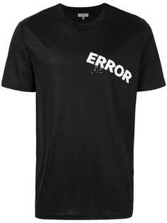 Lanvin футболка с бисерной вышивкой Error