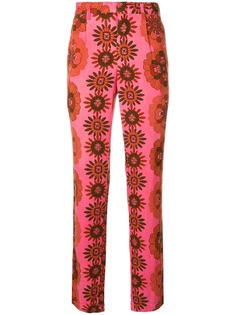 Comme Des Garçons Pre-Owned брюки с принтом в стиле 60-х
