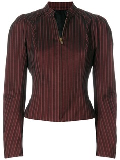 John Galliano Pre-Owned блузка на застежке с молнией