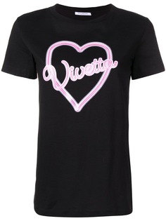 Vivetta футболка с логотипом в сердце