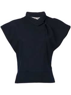 Comme Des Garçons Pre-Owned блузка 1980-х годов с запахом