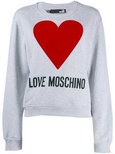 Love Moschino толстовка свободного кроя с логотипом