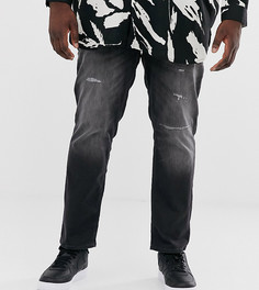 Темно-серые выбеленные джинсы слим с рваной отделкой Jack & Jones Intelligence - Серый