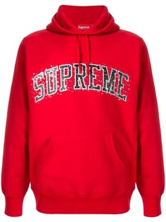 Supreme худи с логотипом