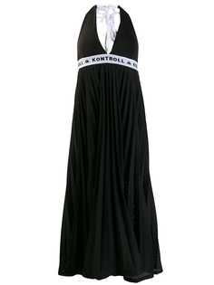 Kappa Kontroll сетчатое платье с вырезом халтер