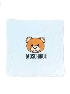 Moschino Kids одеяло с логотипом