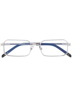 Hublot Eyewear thin rectangular frame glasses