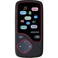MP3 плеер Digma Cyber 3L 4Gb black/red
