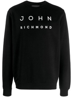 John Richmond джемпер с контрастным логотипом