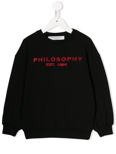 Philosophy Di Lorenzo Serafini Kids толстовка с логотипом