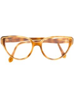 Yves Saint Laurent Pre-Owned очки в оправе кошачий глаз черепаховой расцветки 1990-х годов