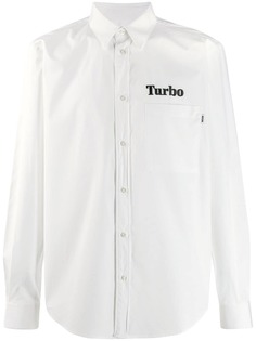 MSGM рубашка с вышивкой Turbo