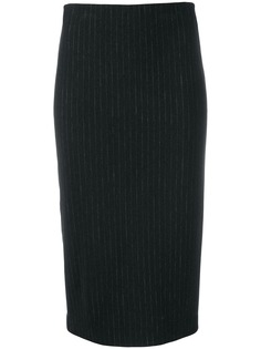 Kiltie fitted pencil skirt