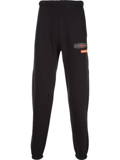 Heron Preston спортивные брюки с нашивкой Uniform