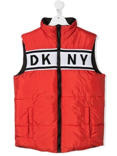 Dkny Kids куртка без рукавов с логотипом