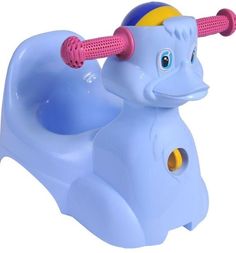 Горшок-игрушка Little Angel Уточка, цвет: голубой