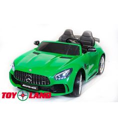 Электромобиль Toyland Mercedes-Benz GTR 4Х4, цвет: зеленый