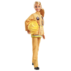 Игровой набор Barbie Кем быть к 60-летию Firefighter 29 см