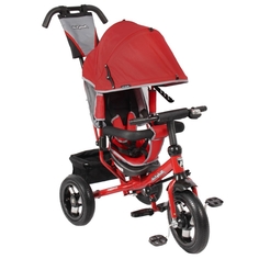 Трехколесный велосипед Moby Kids Comfort 12x10 AIR, цвет: красный