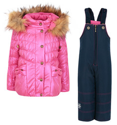 Комплект куртка/брюки Saima, цвет: розовый/синий