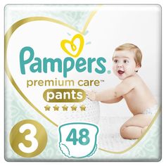 Трусики Pampers Premium Care Pants 3 размер (6-11 кг) 48 шт.