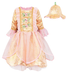 Карнавальный костюм Батик Дюймовочка платье/шапка-колокольчик, цвет: розовый