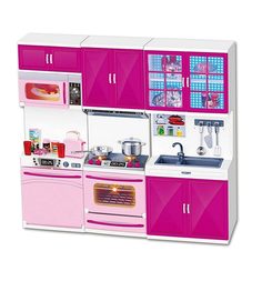 Игровой набор Shantou Gepai Стильный кухонный гарнитур с аксессуарами 29 см