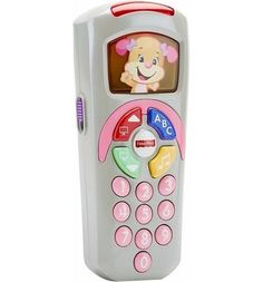 Музыкальная игрушка Fisher-Price Смейся и учись Новый пульт розовый 20.5 см