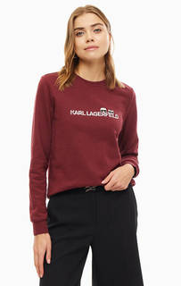 Свитшот 96KW1824_550 Burgundy Karl Lagerfeld